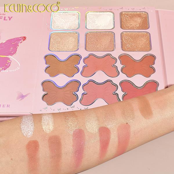 KEVIN AND COCO BUTTERFLY 94 COLORS FACE PALETTE BOOKLET