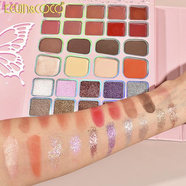 KEVIN AND COCO BUTTERFLY 94 COLORS FACE PALETTE BOOKLET