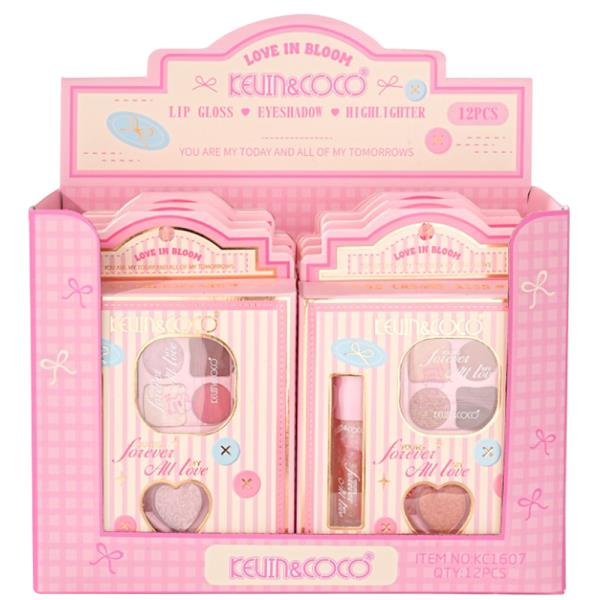 KEVIN AND COCO YOU ARE MY TODAY AND ALL OF MY TOMORROWS MAKEUP SET (12 UNITS)