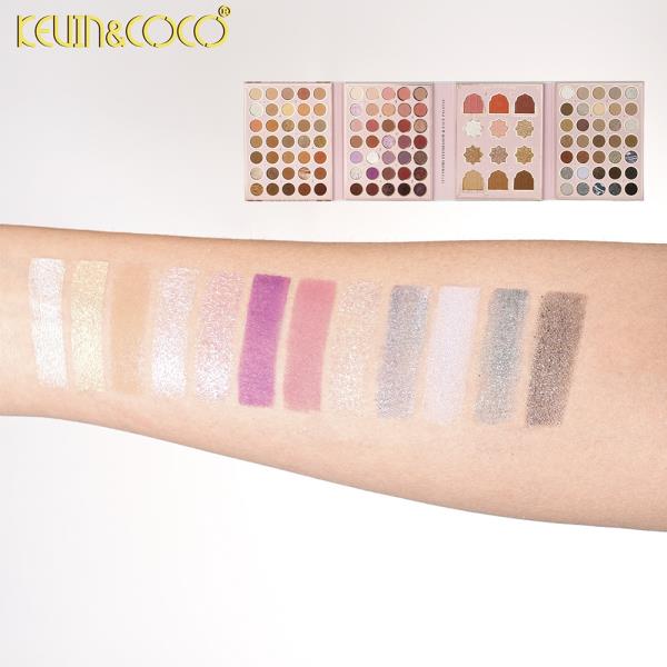 KEVIN AND COCO EVERYONE DESERVES TO BE BEAUTIFUL 117 COLORS EYESHADOW AND FACE PALETTE BOOKLET