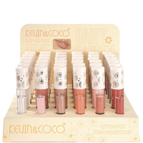 KEVIN AND COCO DAISY GARDEN LIP GLOSS (36 UNITS)
