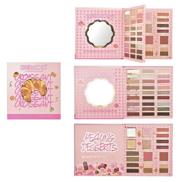 KEVIN AND COCO CROISSANT 43 COLORS FACE PALETTE BOOKLET