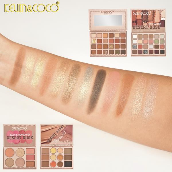 KEVIN AND COCO DESERT DUSK FOR YOU 4 LAYER MAKEUP PALETTE BOOKLET