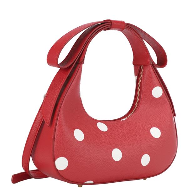 CHIC POLKA DOT HANDLE CROSSBODY BAG