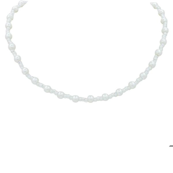 PEARL W/ SEED BEADS NECKLACE