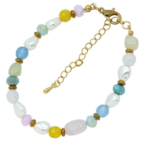 OVAL BEADS, PEARL NECKLACE