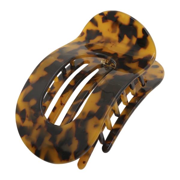 OVAL PATTERN HAIR CLAW CLIP