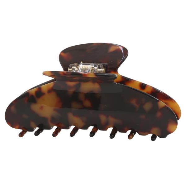 CURVE WIDE PATTERN DESIGN HAIR CLAW CLIP