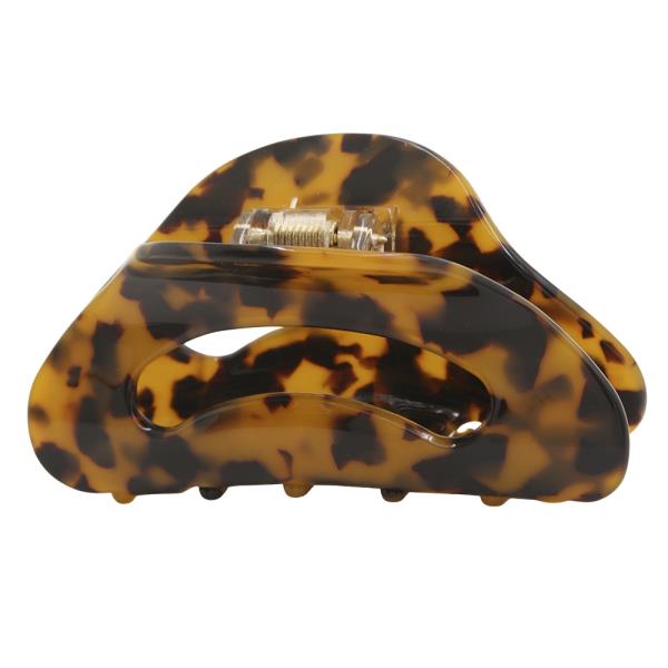 CURVE PATTERN DESIGN HAIR CLAW CLIP