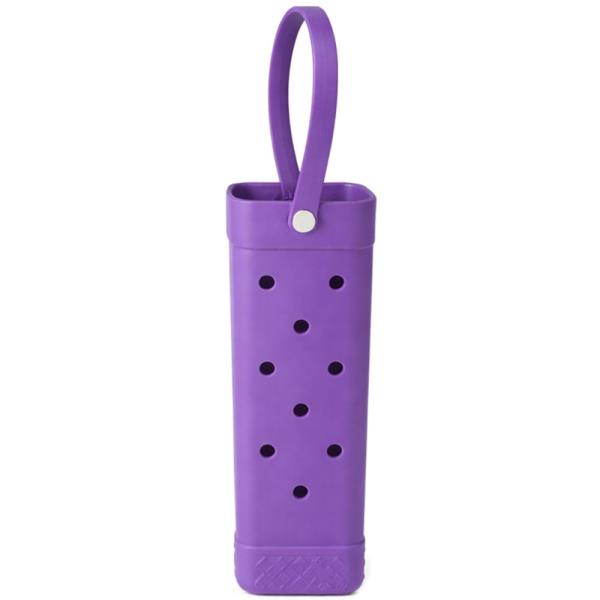 COLORED WINE BOTTLE HOLDER BEACH TOTE BAG