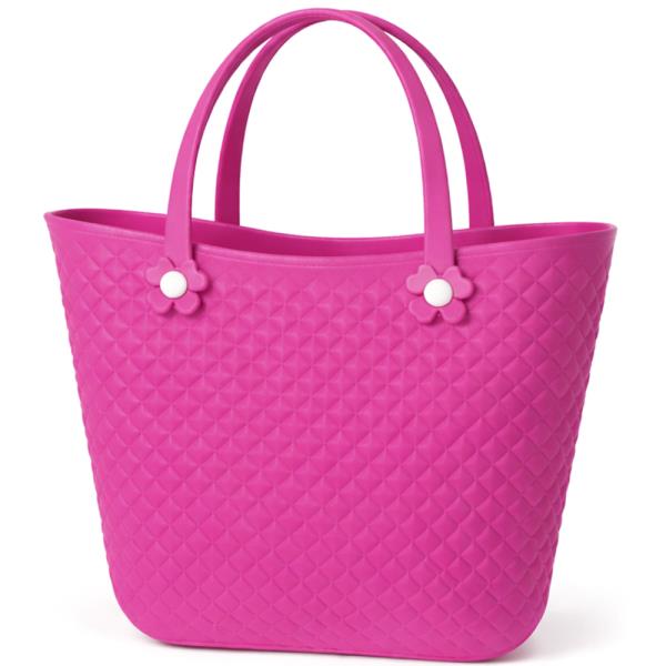 TEXTURED DESIGN BEACH TOTE BAG