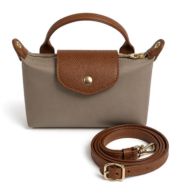 SMOOTH COLOR HANDLE CROSSBODY BAG