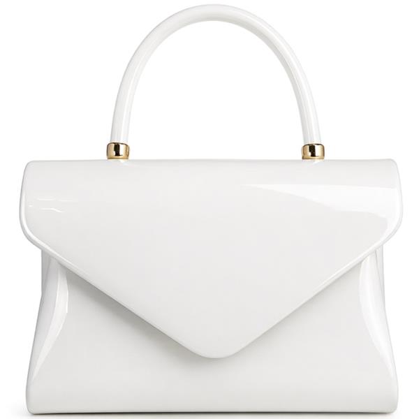 MODERN ENVELOPE HANDLE EVENING CLUTCH BAG