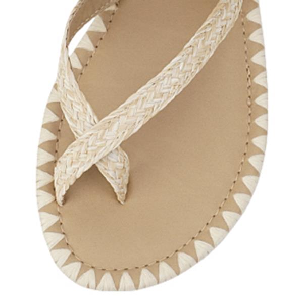 RAFFIA BUCKLE SLIDE SANDAL 18 PAIRS