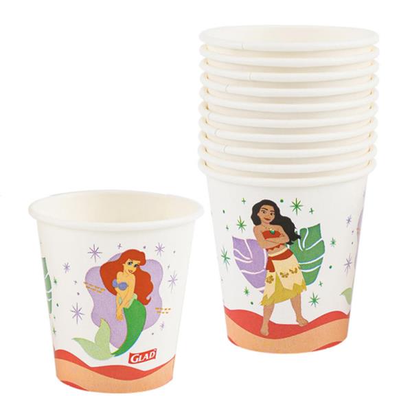 GLAD FOR KIDS X DISNEY PRINCESS PAPER BATH CUPS