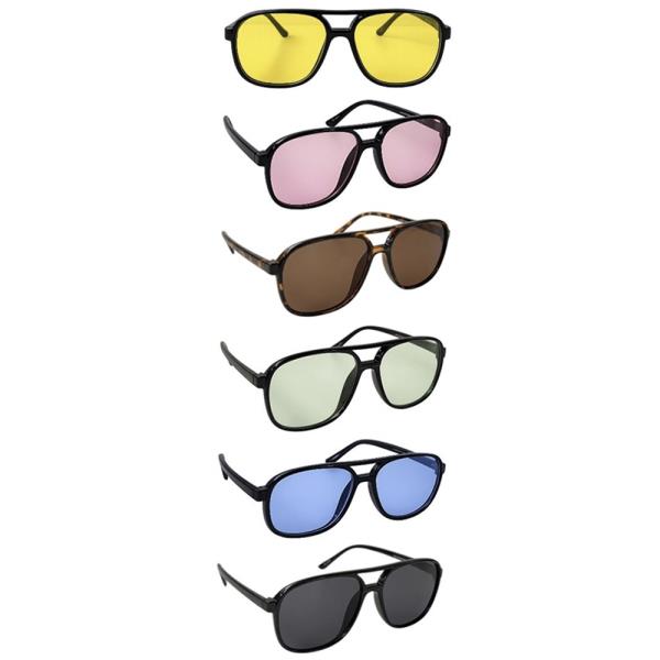 ROUND COLOR LENS SUNGLASSES 1DZ