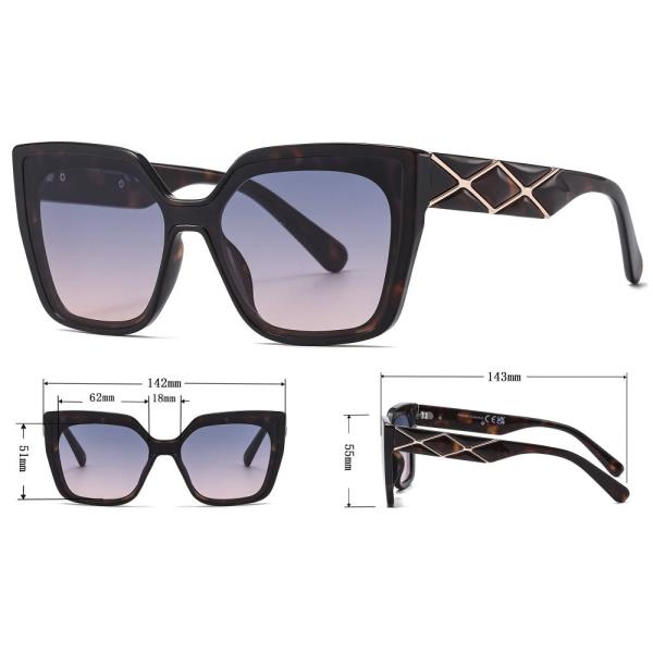 SQUARE DESIGN SUNGLASSES 1DZ