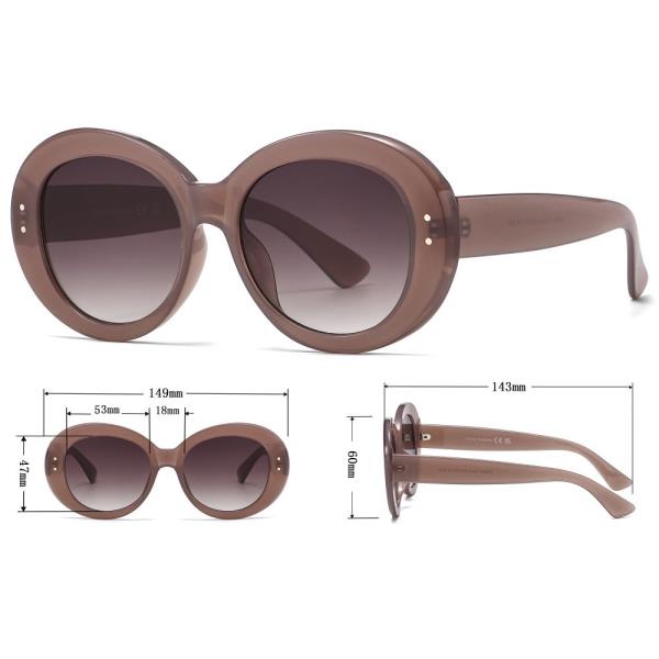 ROUND CHIC SUNGLASSES 1DZ