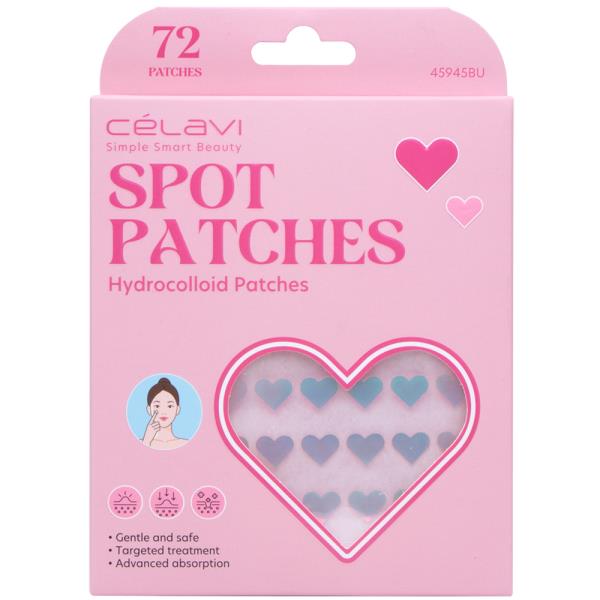 CELAVI HEART HYDROCOLLOID 72 SPOT PATCHES