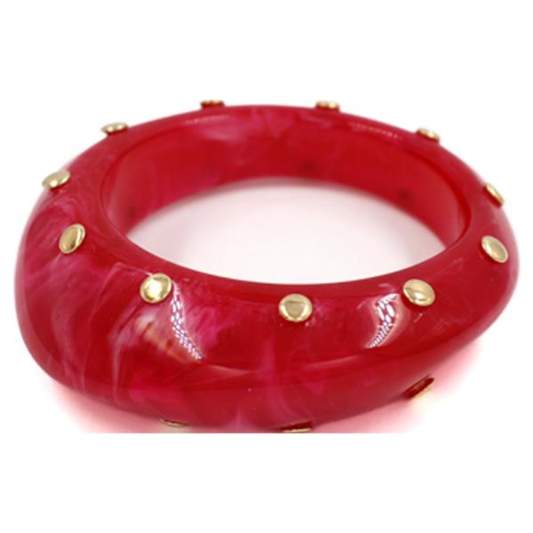 RESIN STUD BANGLE BRACELET