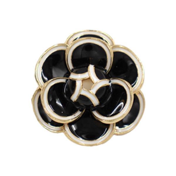 ENAMEL FLORAL BROOCH