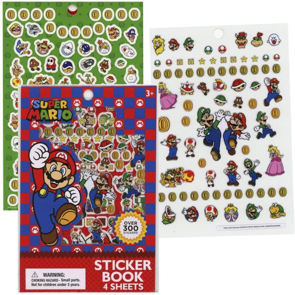 MARIO STICKER BOOK W PUFFY STICKERS