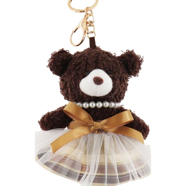 PLUSH TOY TEDDY BEAR BAG CHARM KEYCHAIN