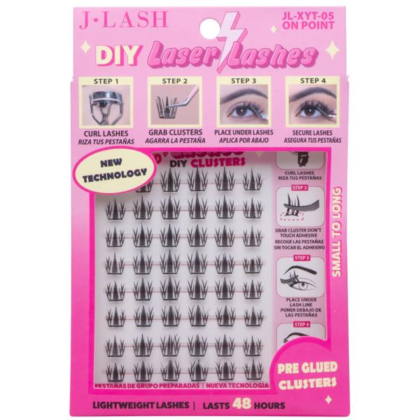 J LASH ON POINT DIY PRE GLUED LASER LASHES SET
