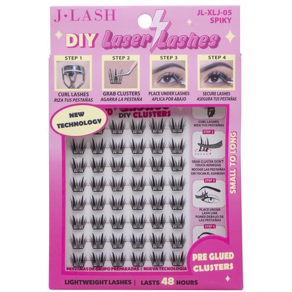 J LASH SPIKY DIY PRE GLUED LASER LASHES SET