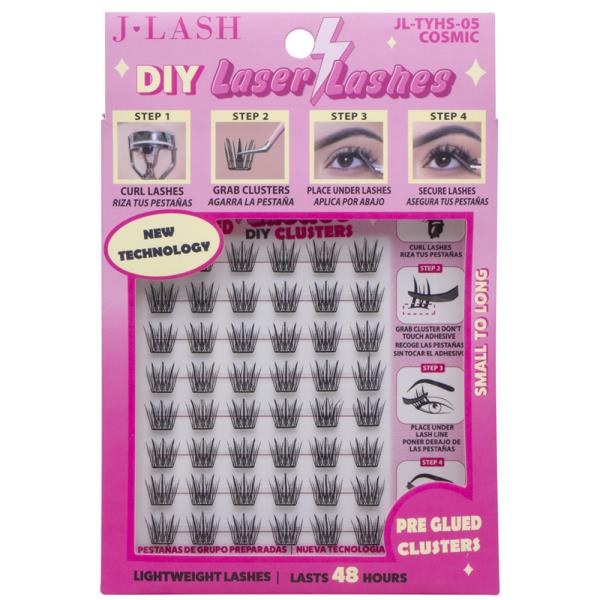 J LASH COSMIC DIY PRE GLUED LASER LASHES SET