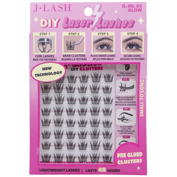 J LASH GLOW DIY PRE GLUED LASER LASHES SET