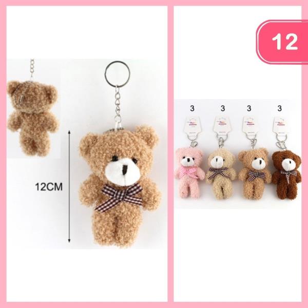 TEDDY BEAR KEYCHAIN (12 UNITS)