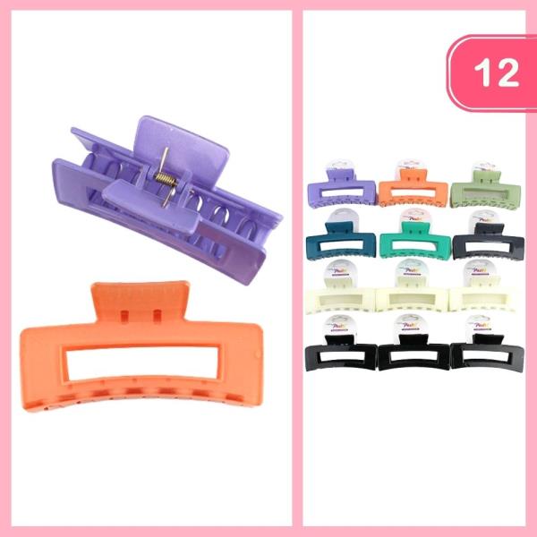 HAIR CLAW CLIP (12 UNITS)