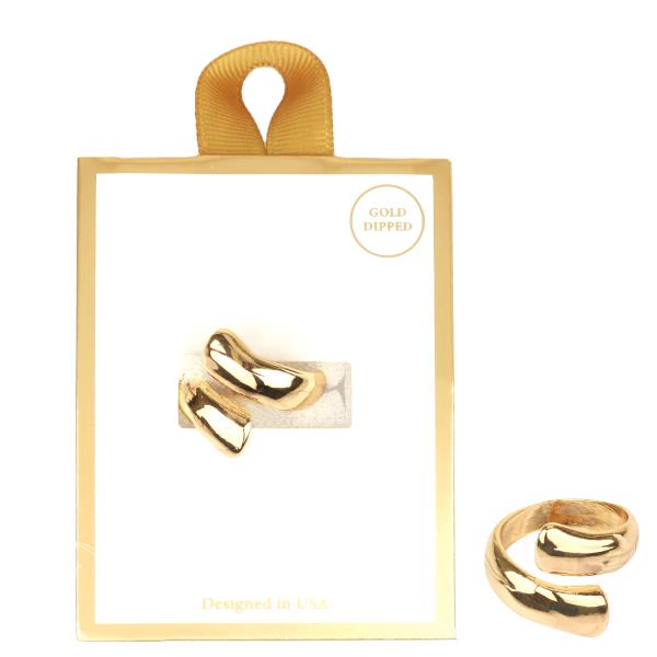 METAL TWISTED BAND RING