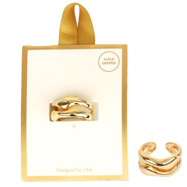 METAL ORGANIC CURVED BAND RING