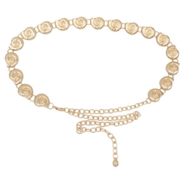 LINKED CINNERUS SHELL CHAIN BELT