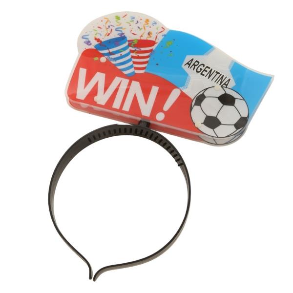 SOCCER FLAG WIN ARGENTINA LIGHT ON HEADBAND