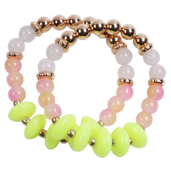 BEAD STRETCH BRACELET SET