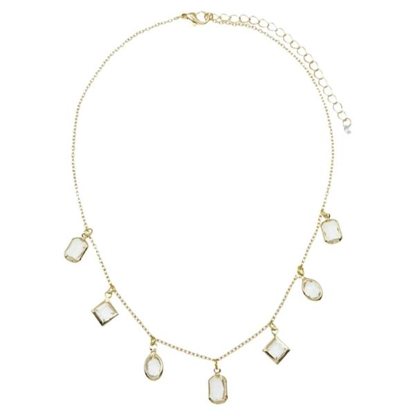 METAL MULTI CHARM CHAIN NECKLACE