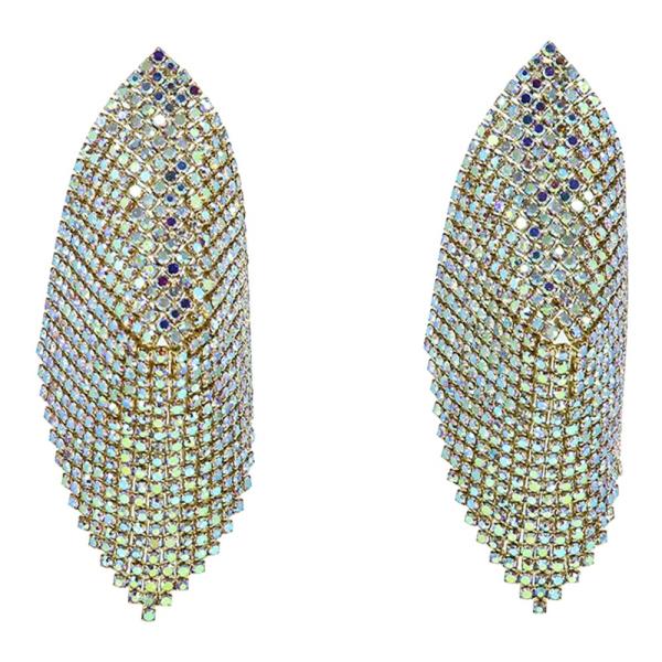 RHINESTONE MARQUISE STATEMENT DROP EARRING