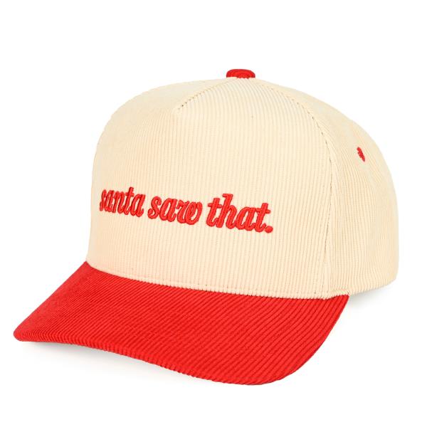 CC SANTA SAW THAT TRUCKER HAT