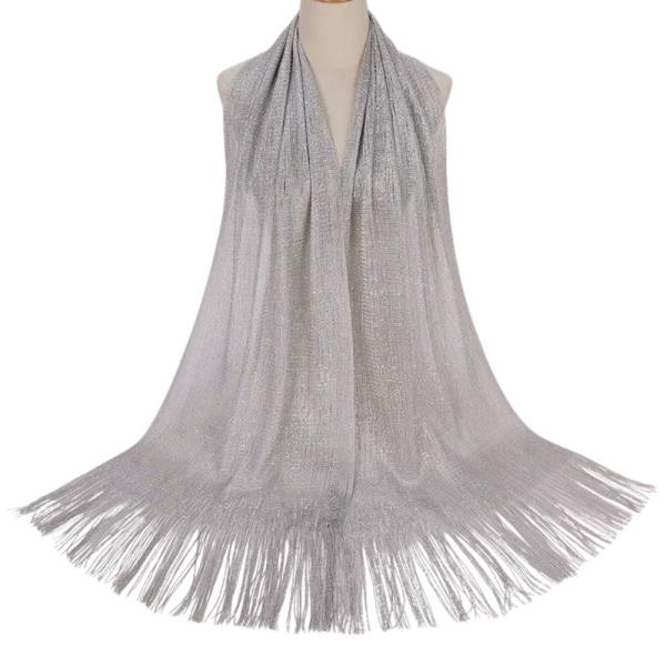 LIGHTWEIGHT FRINGE LONG OBLONG SCARF