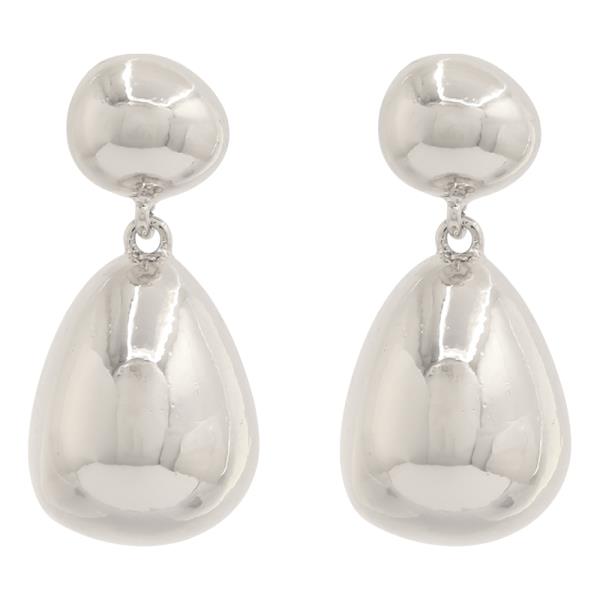 METAL TEARDROP DANGLE EARRING