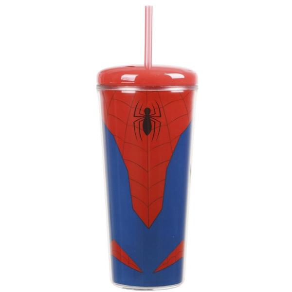 SPIDERMAN ACRYLIC STRAW TUMBLER