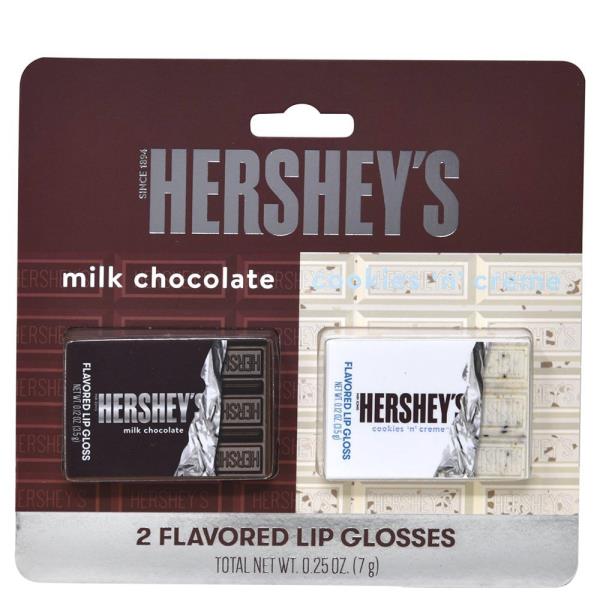 HERSHEY 2PC FLAVORED LIP GLOSS SET