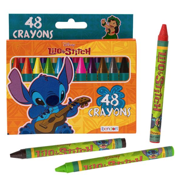 DISNEY LILO AND STITCH 48 CRAYONS