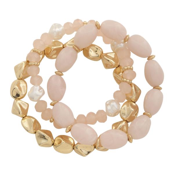 MIX BEADED BRACELET SET