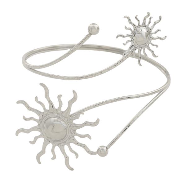 SUN PEARL ARM CUFF BRACELET