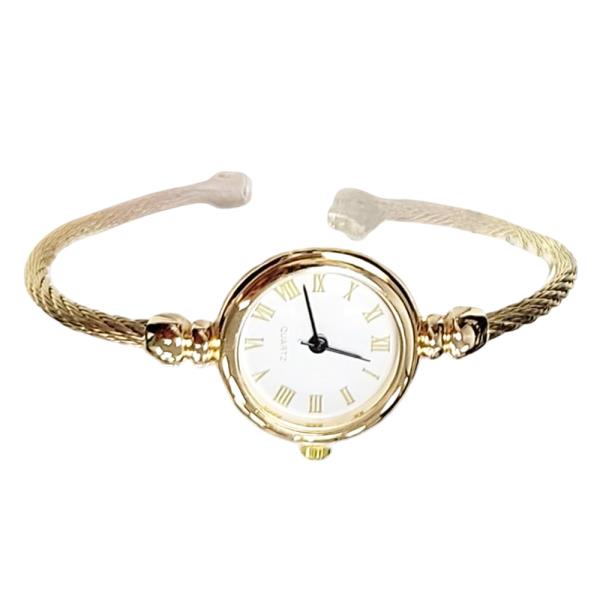 BANGLE TWIST ROUND ADJUSTABLE WATCH
