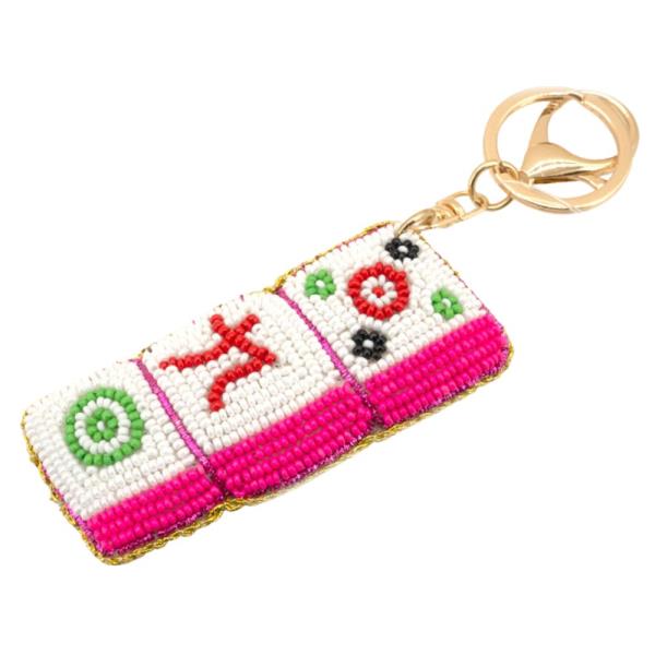SEED BEAD KEYCHAIN